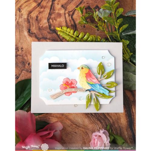 Waffle Flower - Hibiscus Branch Die