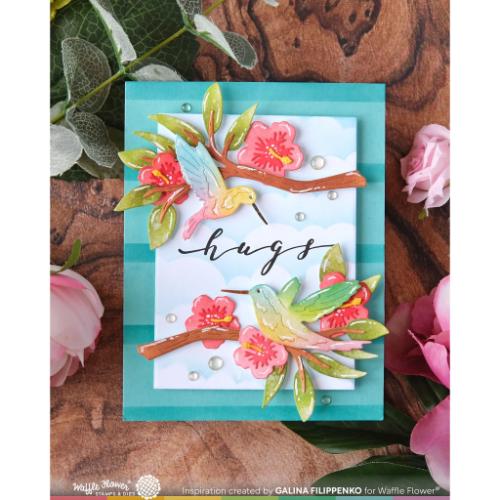 Waffle Flower - Hibiscus Branch Die