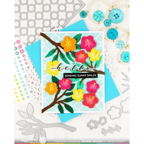 Waffle Flower - Hibiscus Branch Die