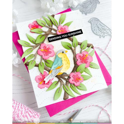 Waffle Flower - Hibiscus Branch Die
