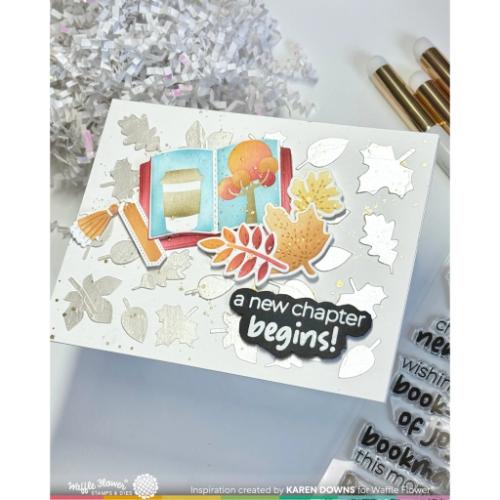 Waffle Flower - Open Book Trio Fall Stencil