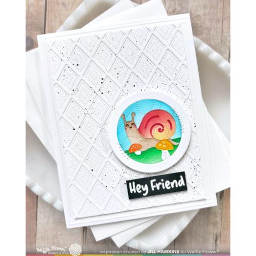 Waffle Flower - Nesting Postage Collage Blocks Die
