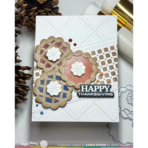 Waffle Flower - Table Add-on Pie Die
