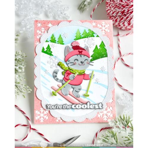 Waffle Flower - Cool Cat Die-n-stencil