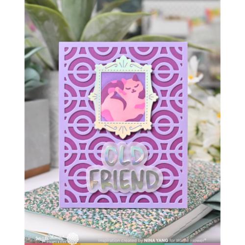 Waffle Flower - Happy Circles Panel Die