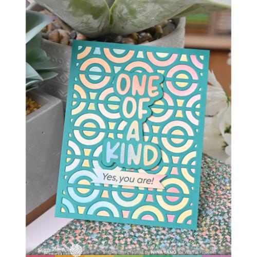 Waffle Flower - Happy Circles Stencil