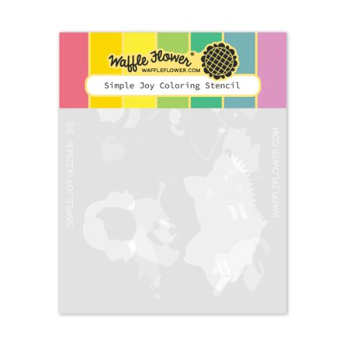 Waffle Flower - Simple Joy Coloring Stencil