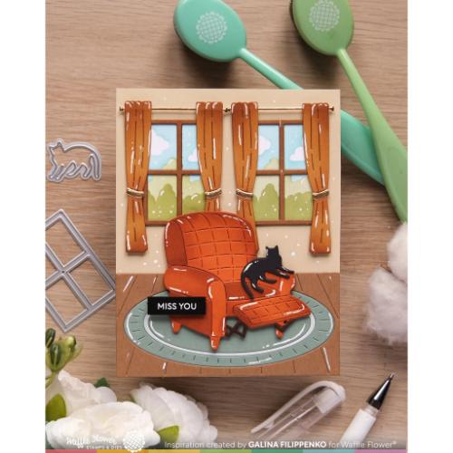 Waffle Flower - Cozy Spot Coloring Stencil