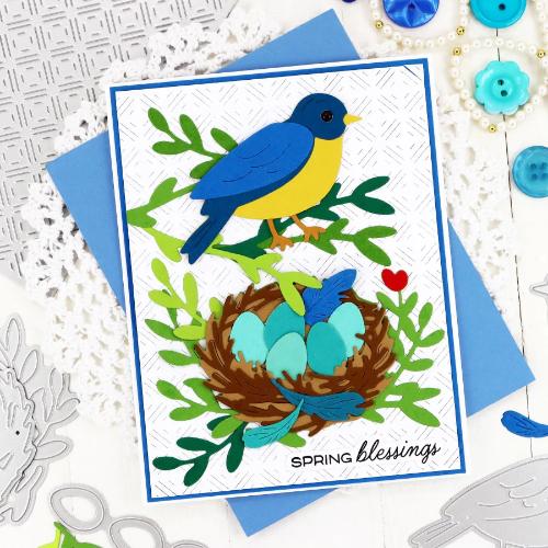 Waffle Flower - Dashed Diamond Texture Die