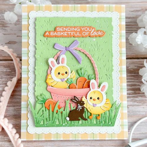 Waffle Flower - Grass Texture Die