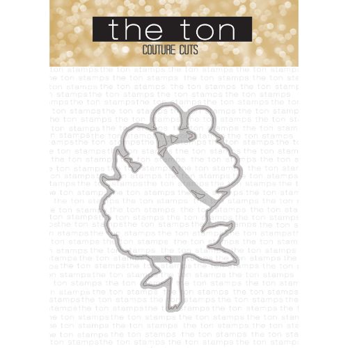 The Ton Stamps - Coming Up Peonies / Climbing Peonies Coordinating Die