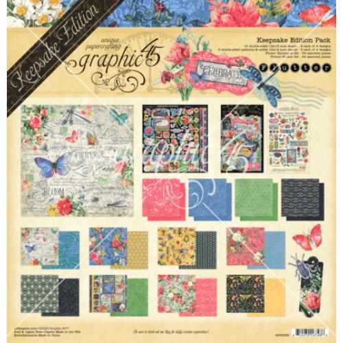 Graphic 45 Flutter Keepsake Edition (4503033) - Postage as per Actual