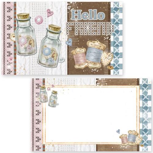 Memory Place Journal Card Pack 20/Pkg Stitched Together