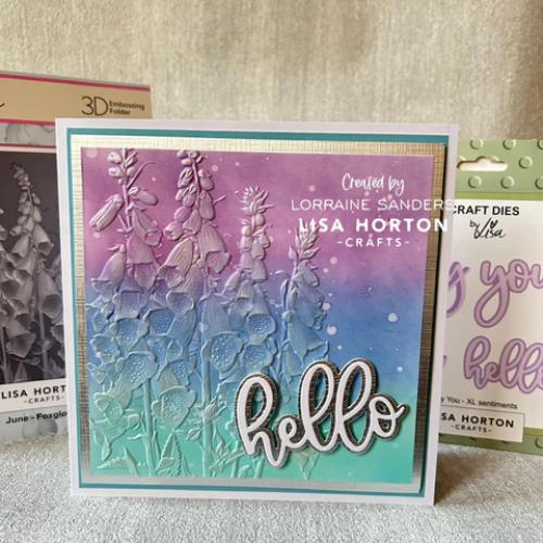 Lisa Horton Crafts 5” x 7” 3D Embossing Folders