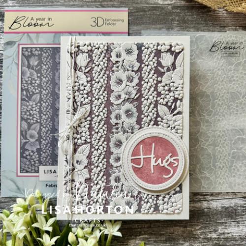 Lisa Horton Crafts 5” x 7” 3D Embossing Folders