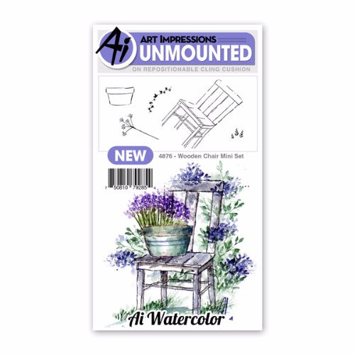 Art Impressions Wooden Chair Mini Set
