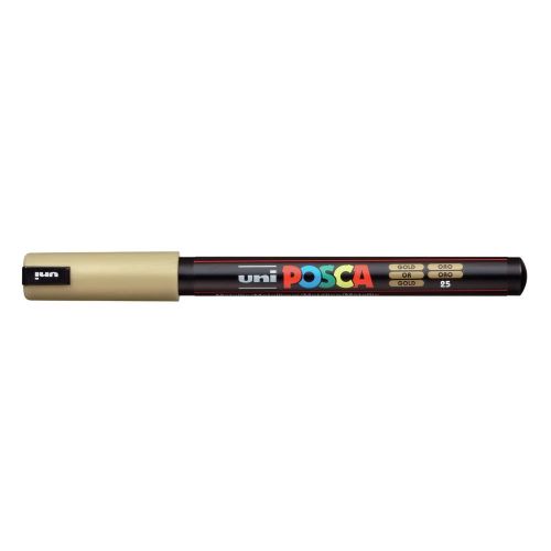 POSCA 1M Extra-Fine Metal Tip Paint Marker Gold