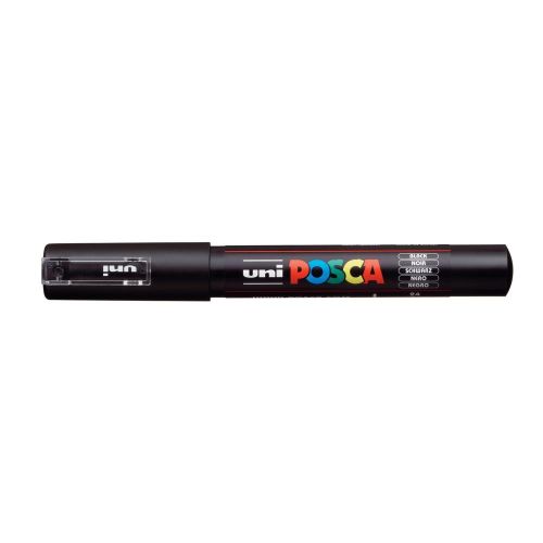 POSCA 1M Extra-Fine Bullet Tip Paint Marker Black