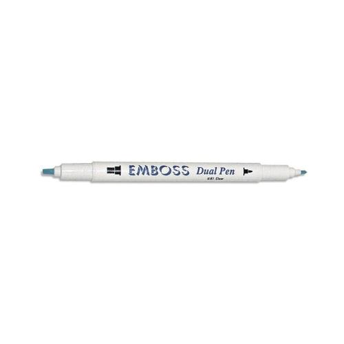 Tsukineko Emboss Dual Pen Clear (05EM81)