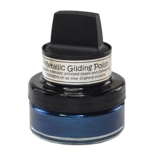 Cosmic Shimmer Metallic Gilding Polish 50ml Petrol Blue