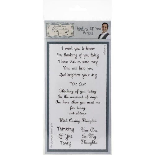 Sentimentally Yours By Phill Martin Clear Stamp Set Thinking Of You