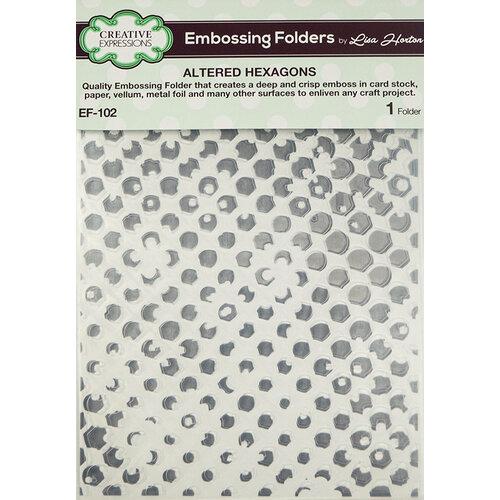 Creative Expressions - Embossing Folder - Altered Hexagons Ef102