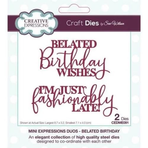 Creative Expressions - Belated Birthday