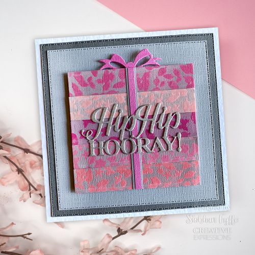 Creative Expressions Washi Strip Layering Stencil Breezy Blooms