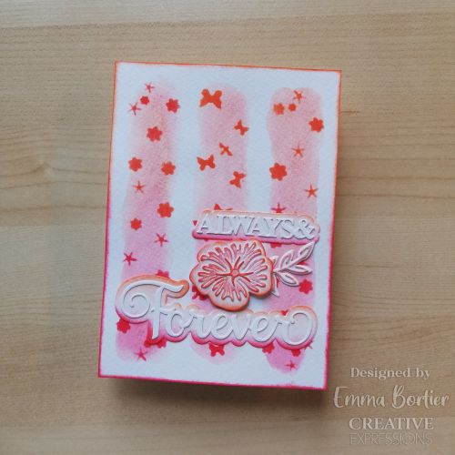 Creative Expressions Washi Strip Layering Stencil Breezy Blooms