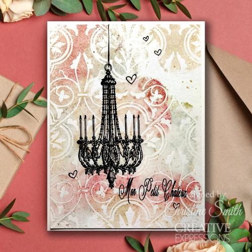 Creative Expressions Taylor Made Journals Chateau Life 6 in x 8 in Clear Stamp Set