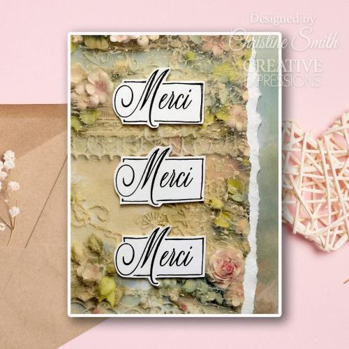 Creative Expressions Taylor Made Journals Chateau Life 6 in x 8 in Clear Stamp Set