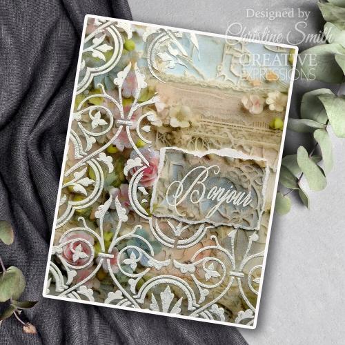 Creative Expressions Taylor Made Journals Chateau Life 6 in x 8 in Clear Stamp Set