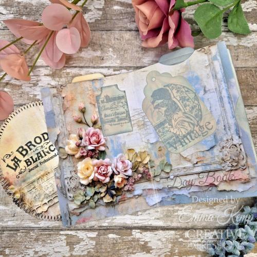 Creative Expressions Taylor Made Journals Victorian 6 in x 8 in Clear Stamp Set