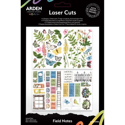 Arden Creative Studio Field Notes Laser Cuts (77pcs) (ACSLC0006)
