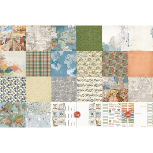 Arden Creative Studio Been There 12x12 Inch Paper Pad by Katie Pertiet (ACSPP0020)- Postage as per Actual