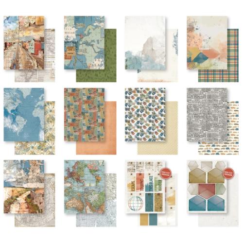 Arden Creative Studio Been There 6x8 Inch Paper Pad by Katie Pertiet (ACSPP0022)