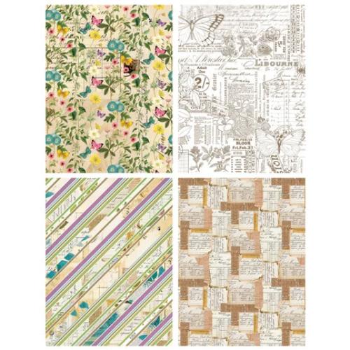 Arden Creative Studio Garden Chronicles 6x8 Inch Decoupage Paper (12pcs) by Katie Pertiet (ACSDP0004)