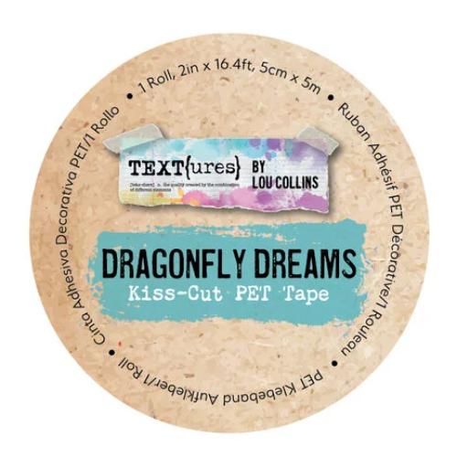TEXT(ures) Dragonfly Dreams Kiss-Cut PET Tape by Lou Collins (TEXCT0001)