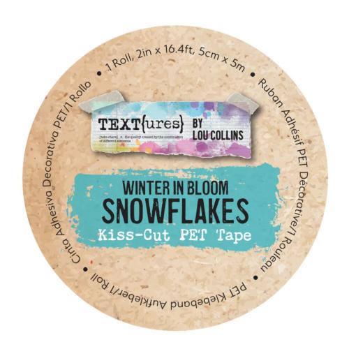 TEXT(ures) Winter in Bloom Kiss-Cut PET Tape Snowflakes (5cmx5m) by Lou Collins (TEXCT0002)