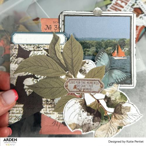 Arden Creative Studio Amber Ledgers 12x12 Inch Paper Pad by Katie Pertiet (ACSPP0031) - Postage as per Actual