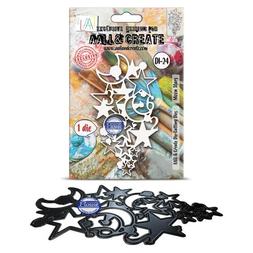 Aall and Create Cell Figures Die-Cutting Die Set Moon Stars by Bipasha Bk (AALL-DI-024)