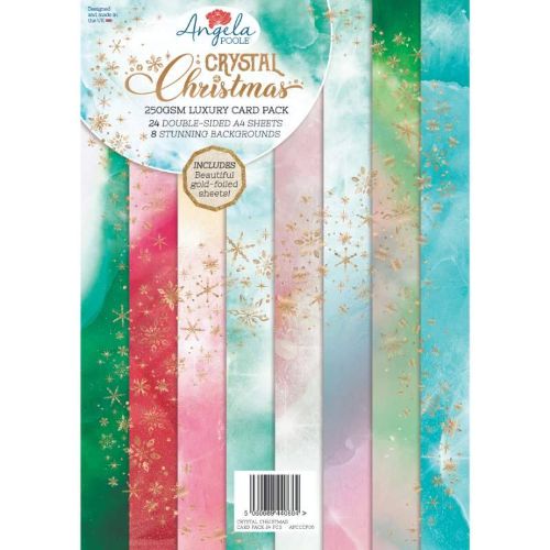 Angela Poole Crystal Christmas Luxury Foiled Card Pack