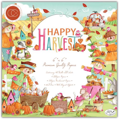 Craft Consortium Happy Harvest 6x6 Inch Paper Pad