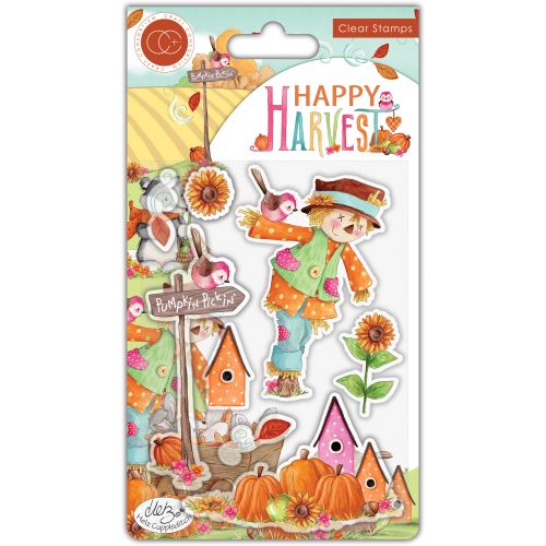 Craft Consortium Happy Harvest Clear Stamps Sunflower