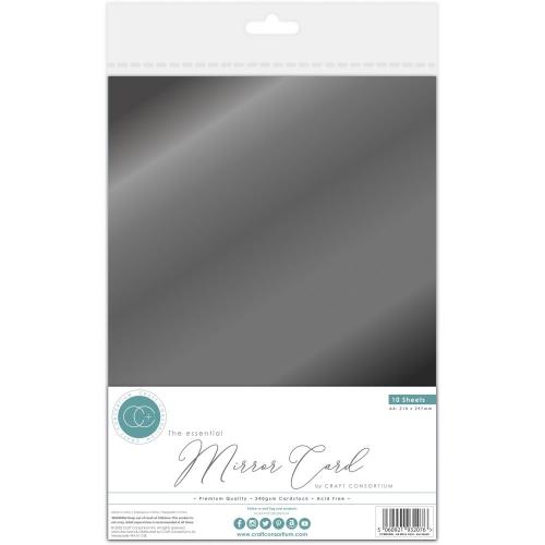 Craft Consortium The Essential Mirror Card A4 Gun Metal