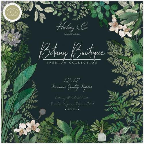 Craft Consortium Double-Sided Paper Pad 12"X12" 30/Pkg Botany Boutique - Postage as per Actual