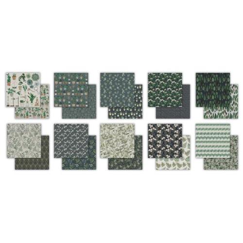 Craft Consortium Double-Sided Paper Pad 6"X6" 40/Pkg Botany Boutique