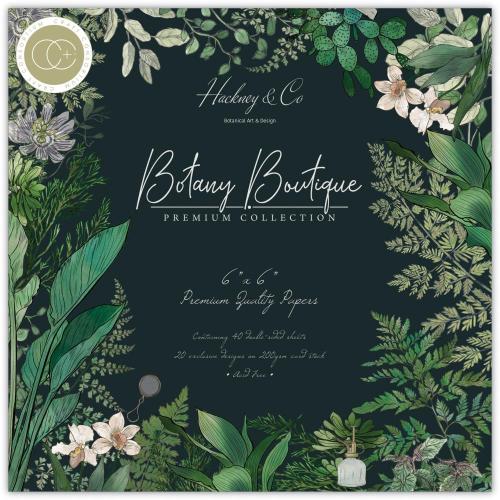 Craft Consortium Double-Sided Paper Pad 6"X6" 40/Pkg Botany Boutique