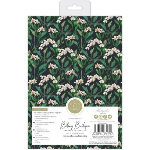 Craft Consortium Double-Sided Paper Pad A4 20/Pkg Botany Boutique