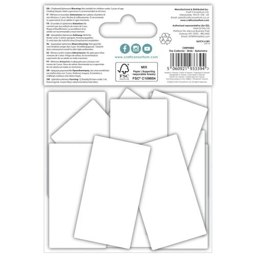 Craft Consortium The Collector Ephemera Birds (30pcs) (CEEPH002)
